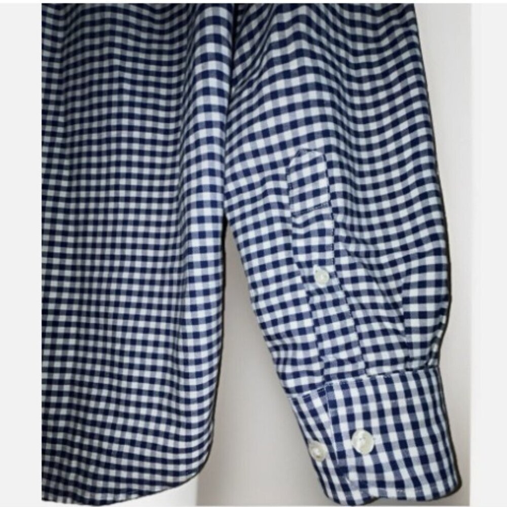 Jos A Bank 1905 Collection Tailored Fit Blue Collar Dress Shirt Size Medium - Picture 7 of 9